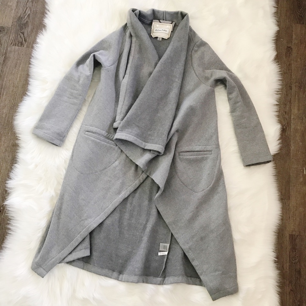 Draped French Terry Knit Jacket Raison D'etre S